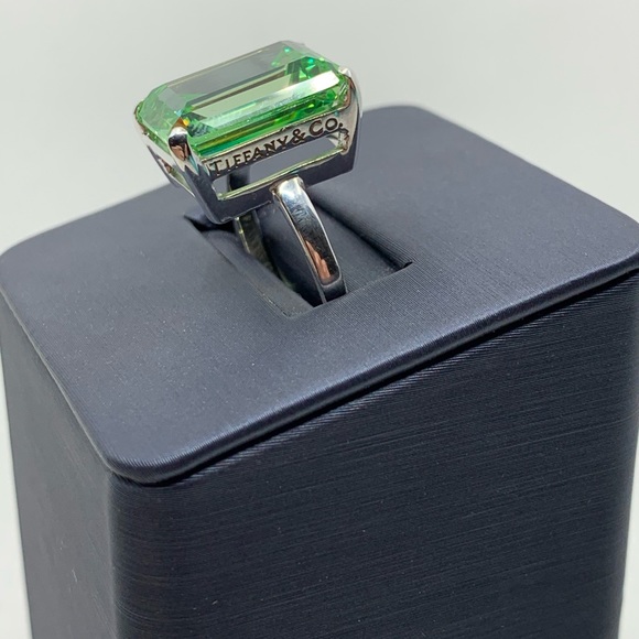 TIFFANY & CO Sparklers Cocktail Green Quartz 925 - Picture 3 of 7